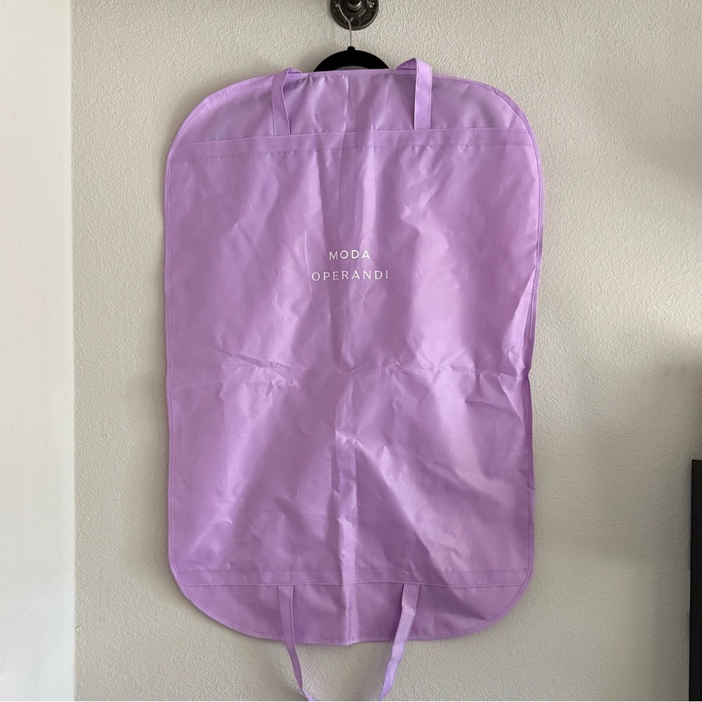 Moda Operandi Lavender Garment Bag – 35”